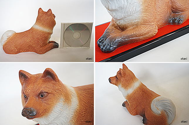 信楽焼犬茶色干支置物10番陶器販売