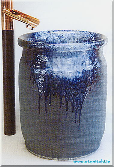 ５０ℓ青吹き水瓶雨水貯水タンクの画像
