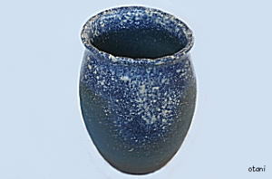信楽焼大型深水鉢青窯変色陶器の販売