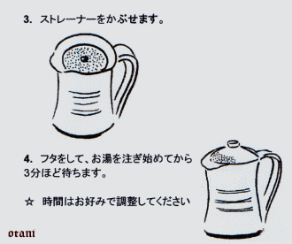 コーヒーポットの使い方 3番4番